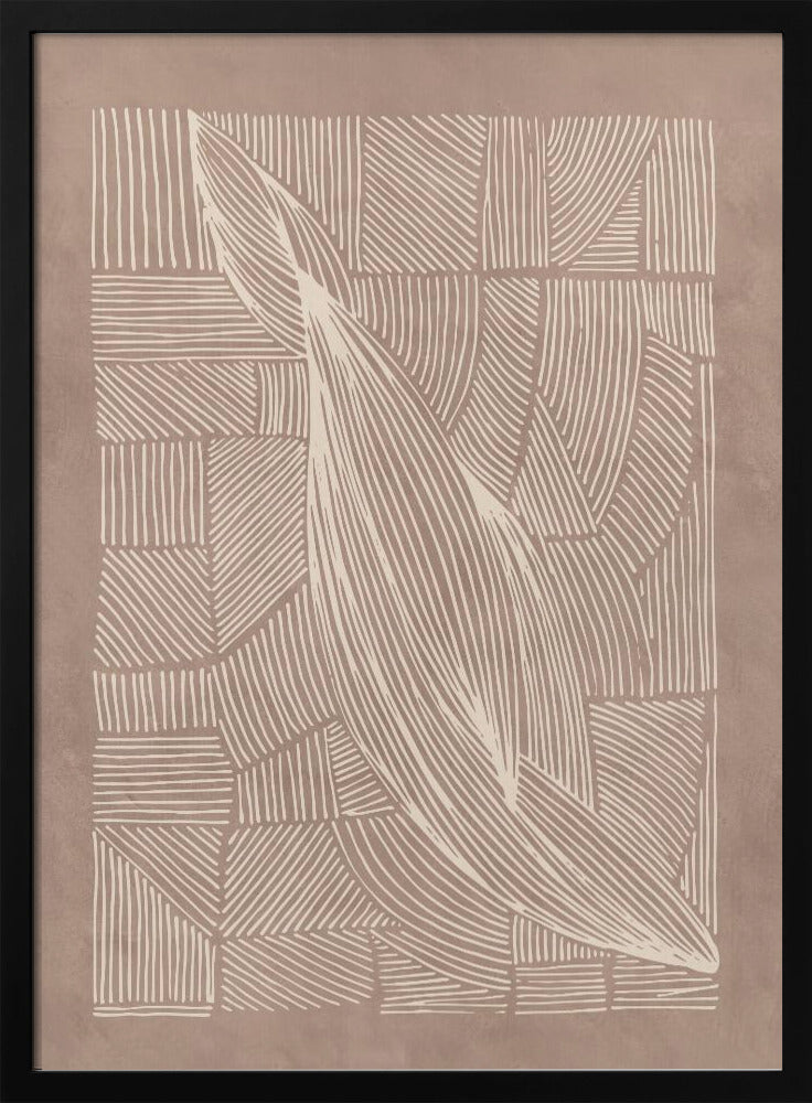 Abstrakte unregelmäßige Linien | Poster