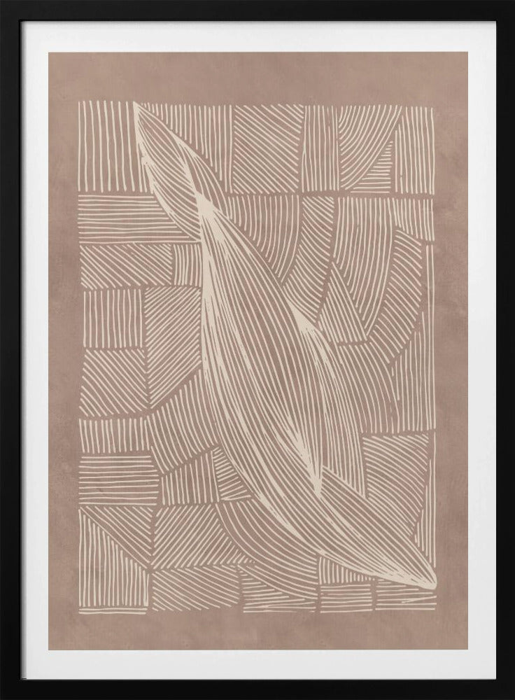 Abstrakte unregelmäßige Linien | Poster