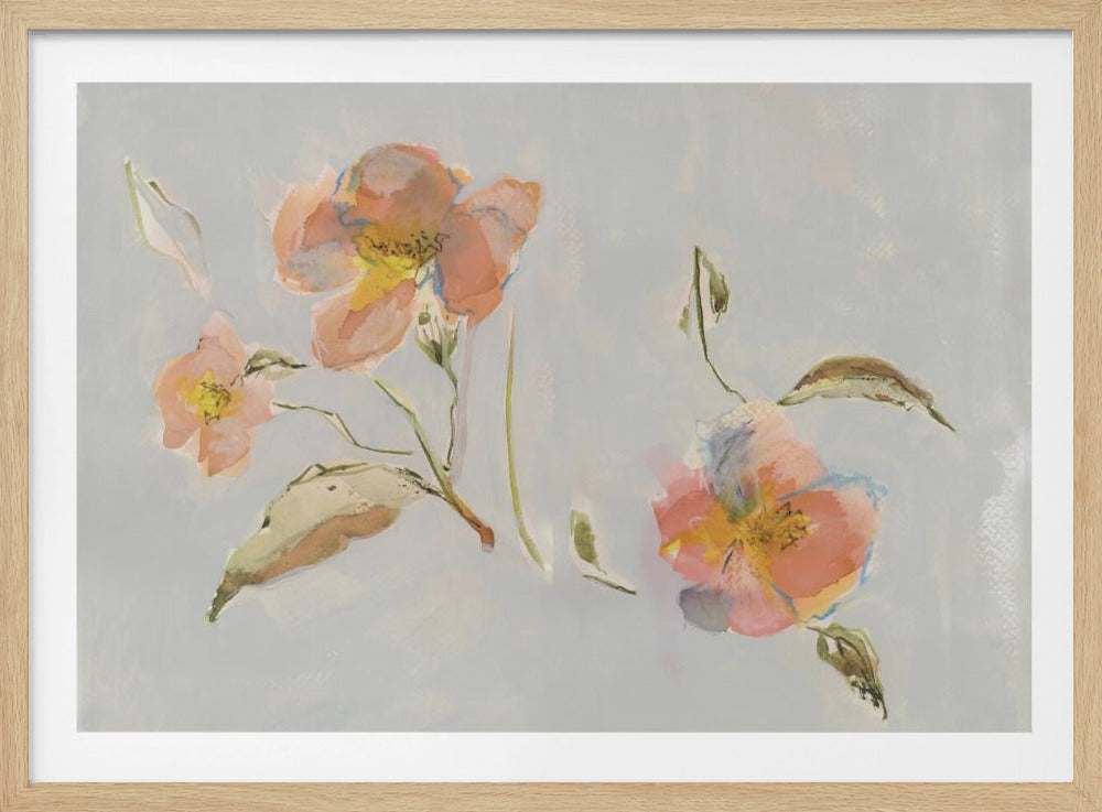 Botanische antike Blumen 02 | Poster