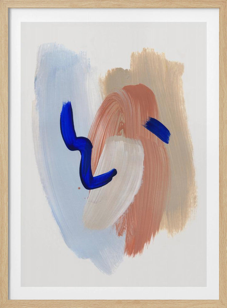 Abstract Brush Strokes 141 | Poster