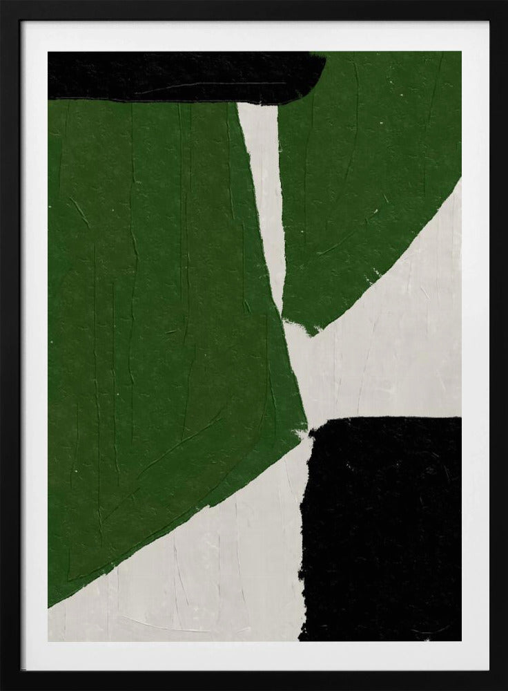 Abstract Green Shapes | Poster