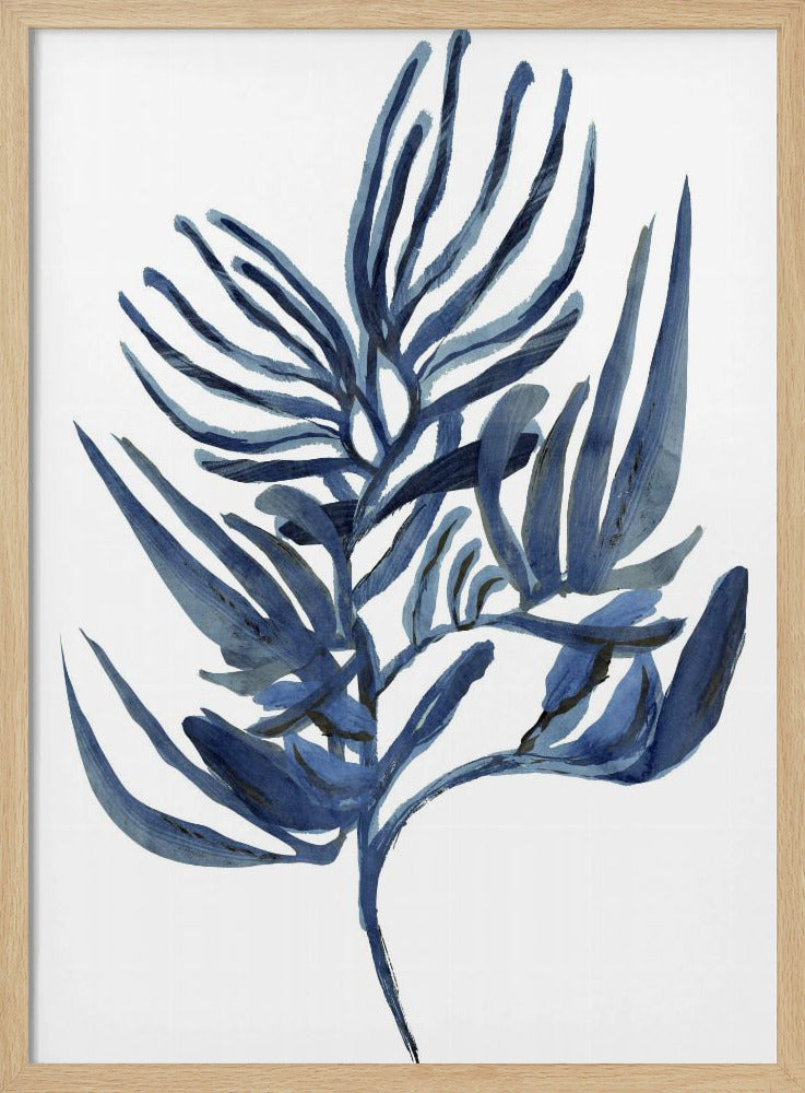 Blaues Wasserpflanzen-Poster 1 | Poster