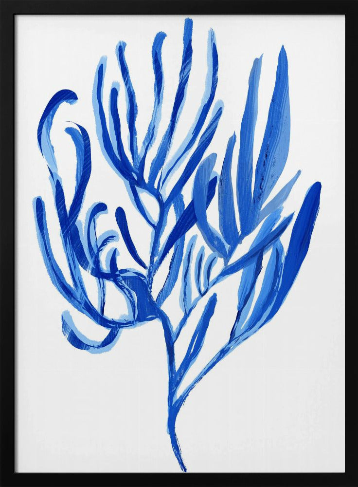 Blaues Wasserpflanzen-Poster 4 | Poster