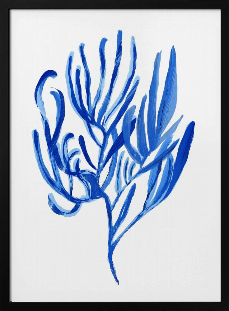 Blaues Wasserpflanzen-Poster 4 | Poster