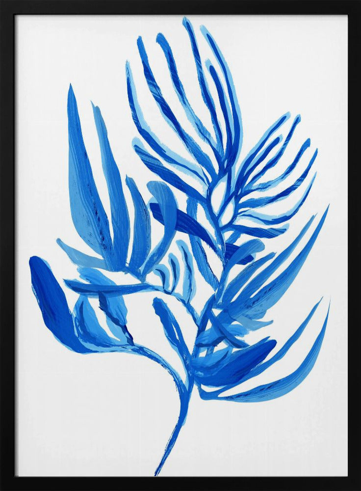Blaues Wasserpflanzen-Poster 6 | Poster