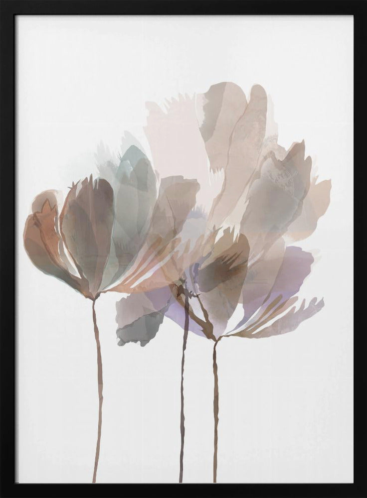 Erröten rosa Blumen | Poster
