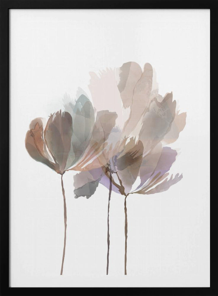 Erröten rosa Blumen | Poster