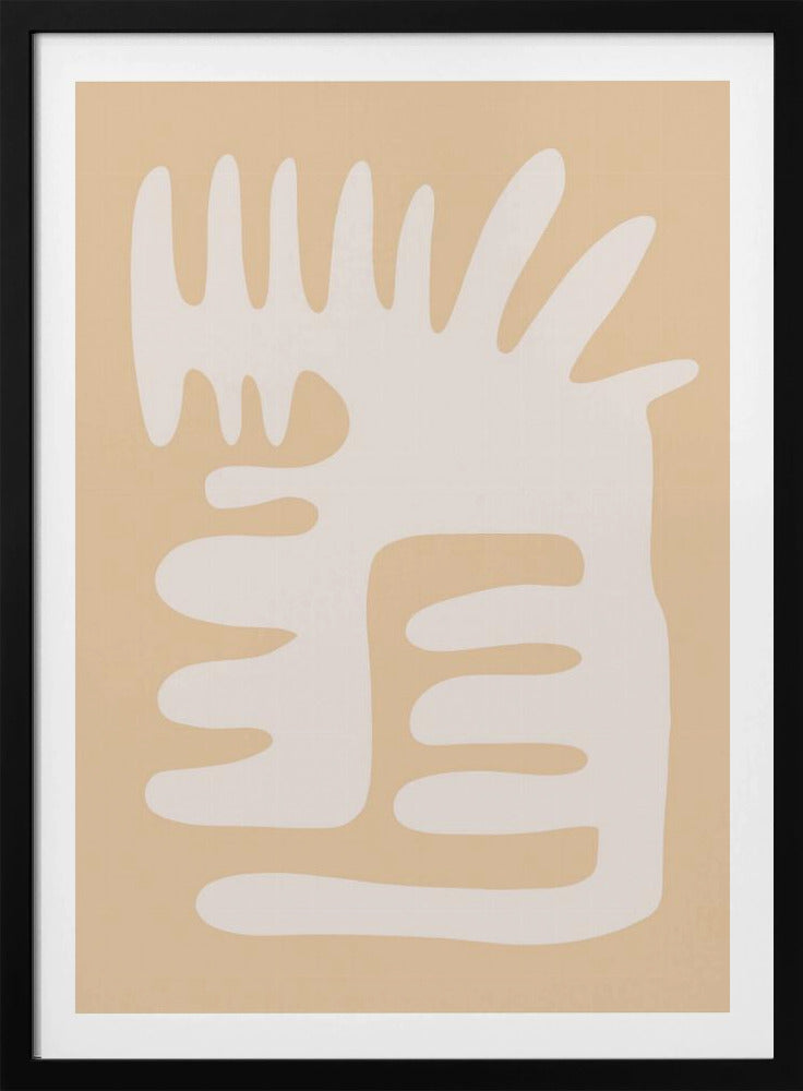 Abstrakte organische Form | Poster