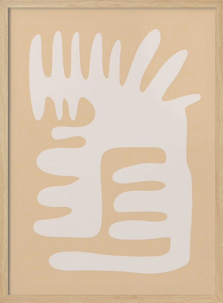 Abstrakte organische Form | Poster