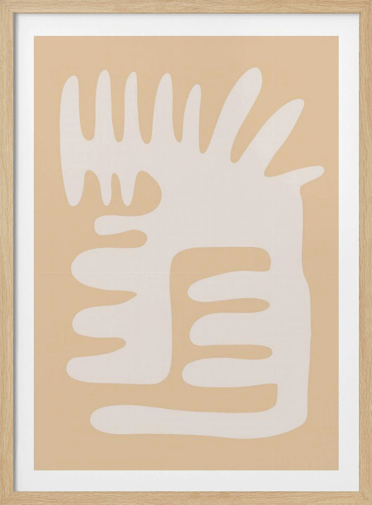 Abstrakte organische Form | Poster