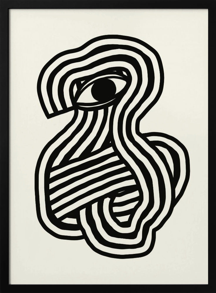 Drittes Auge abstrakt | Poster