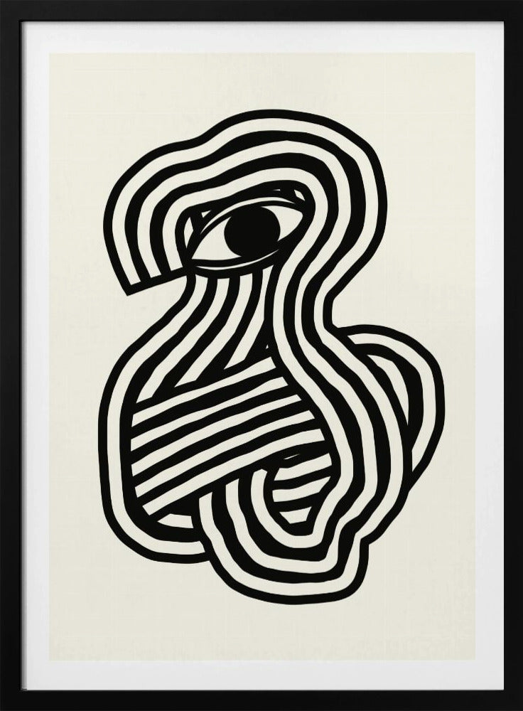 Drittes Auge abstrakt | Poster