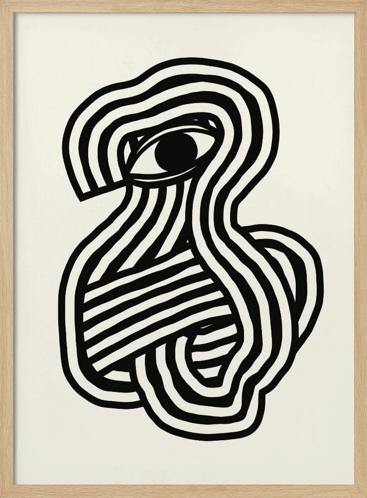 Drittes Auge abstrakt | Poster