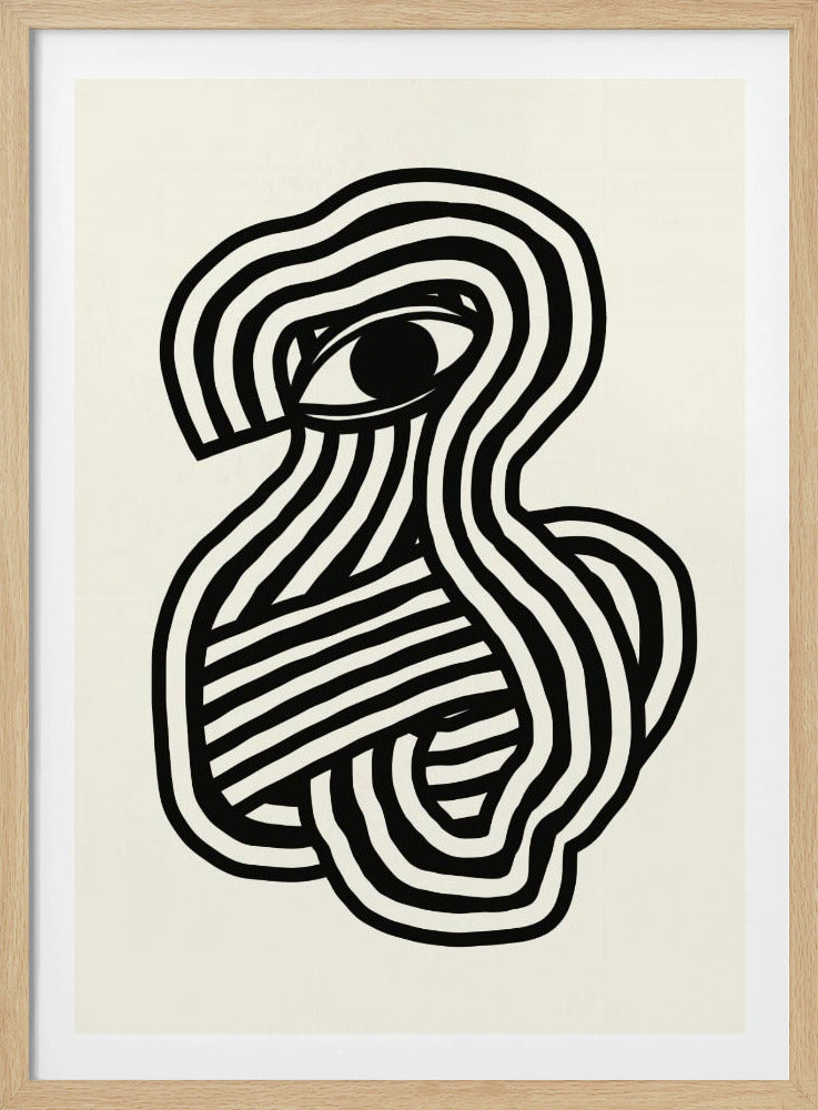 Drittes Auge abstrakt | Poster