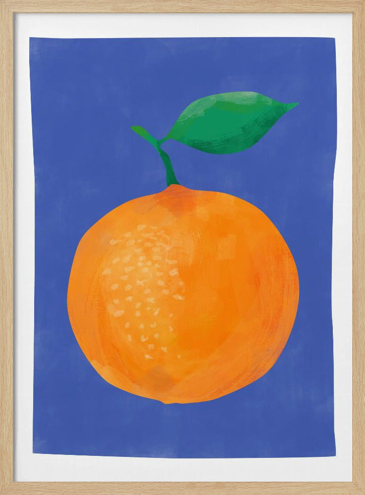 Lebendige Orangenfrucht | Poster