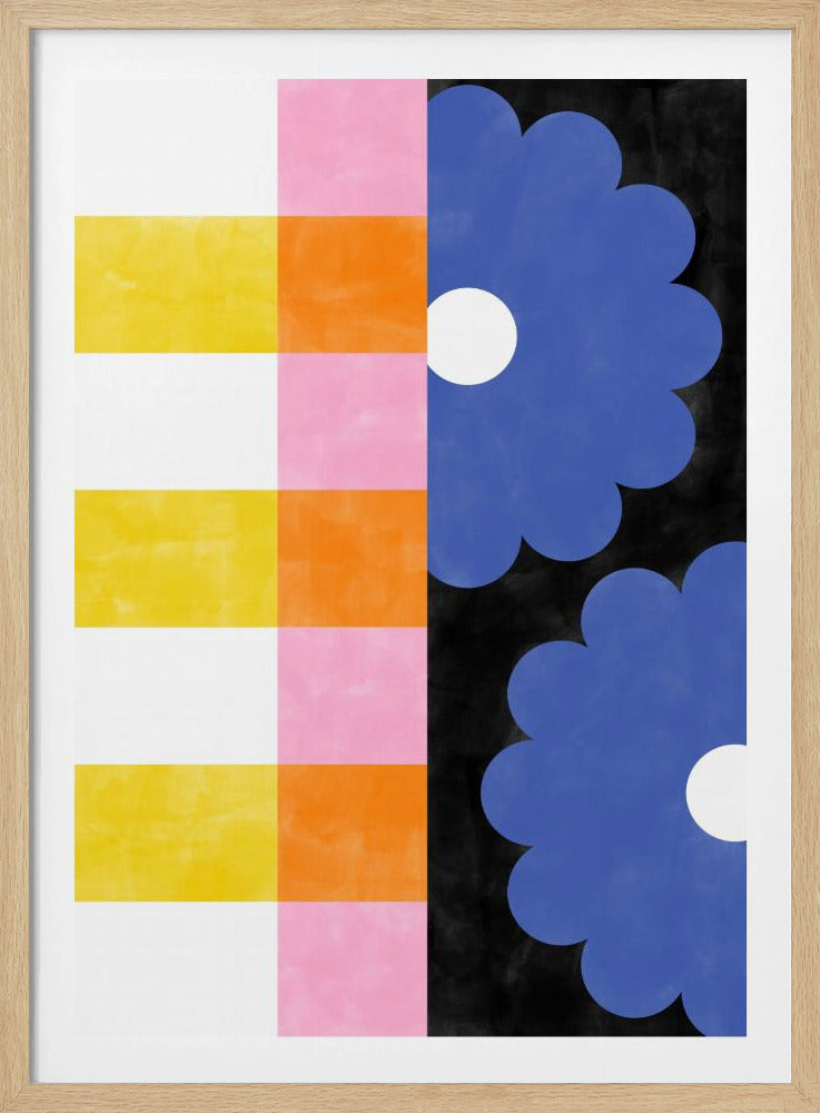 Florale Streifen | Poster
