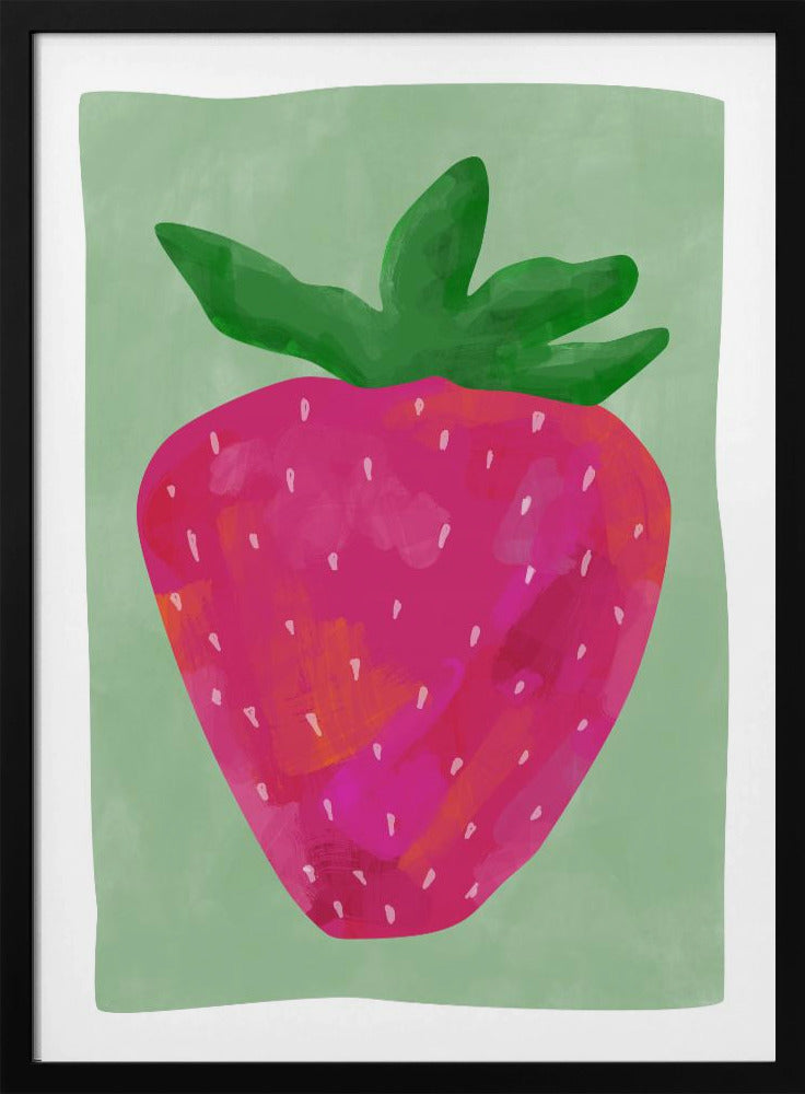 Vibrant strawberry | Poster
