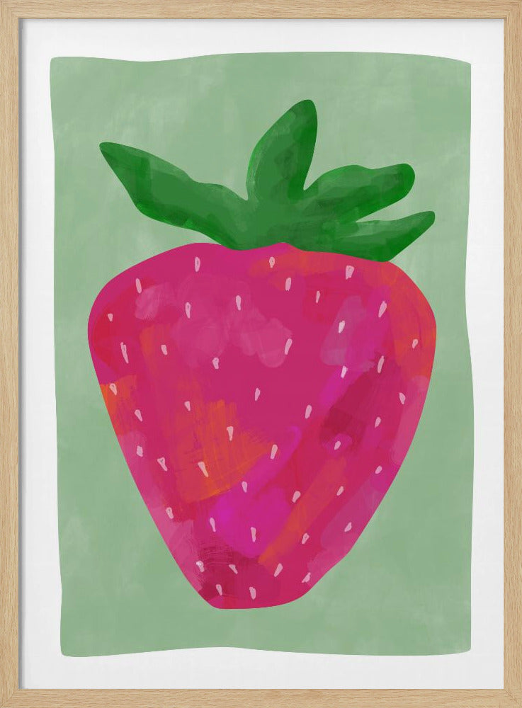 Vibrant strawberry | Poster