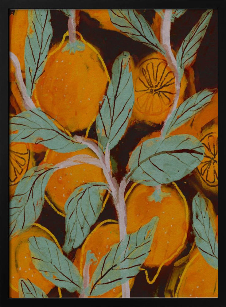 Orangengarten-Vibes | Poster