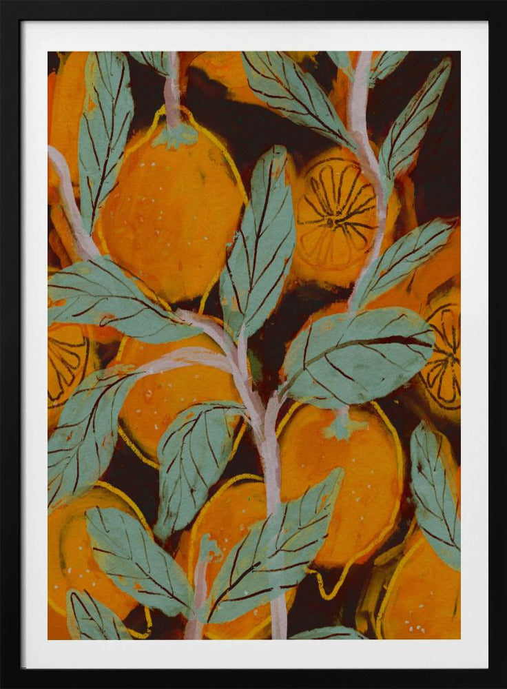 Orangengarten-Vibes | Poster