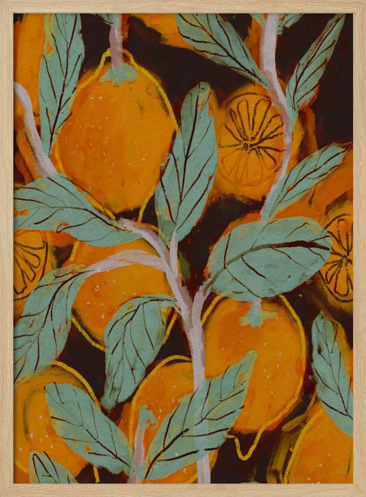 Orangengarten-Vibes | Poster
