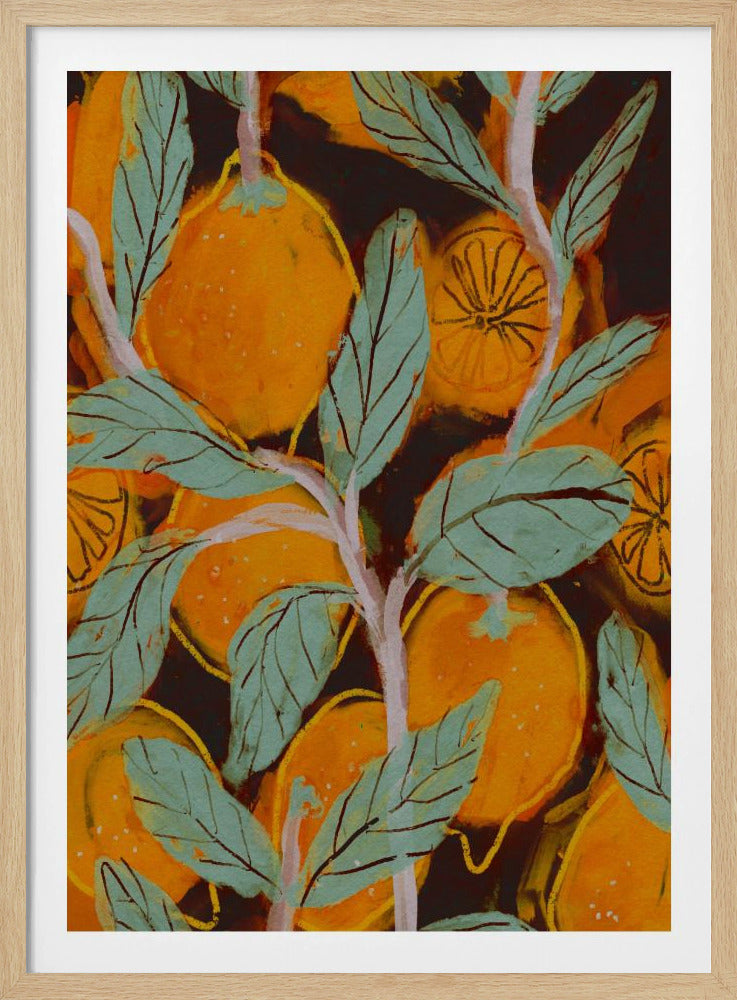 Orangengarten-Vibes | Poster