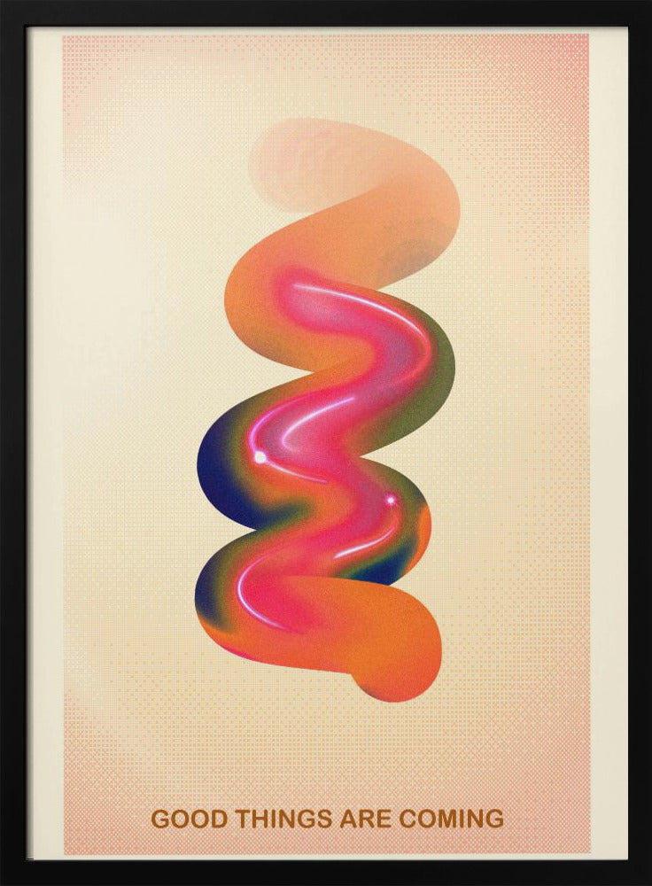 RETRO-GRAFIK NR. 17 / GUTE DINGE KOMMEN | Poster