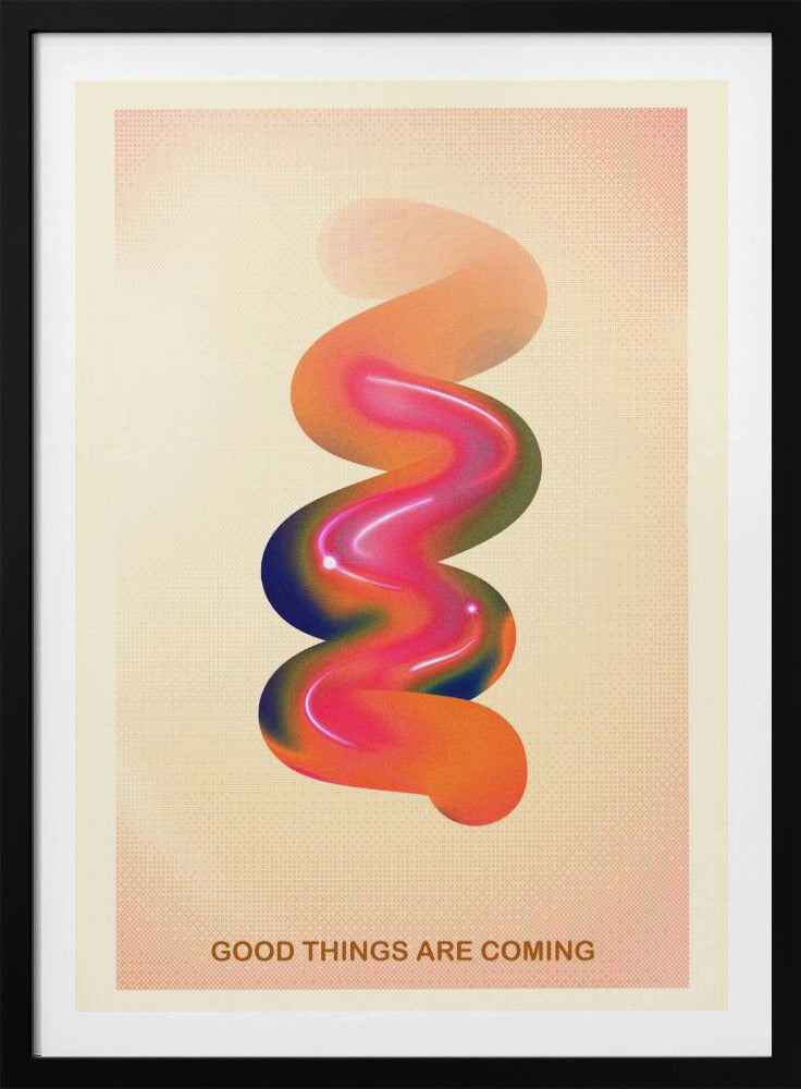 RETRO-GRAFIK NR. 17 / GUTE DINGE KOMMEN | Poster