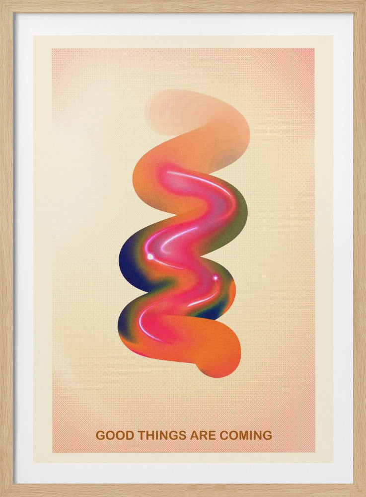 RETRO-GRAFIK NR. 17 / GUTE DINGE KOMMEN | Poster