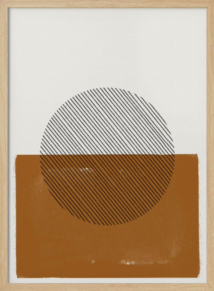 Gestreifter Horizont | Poster