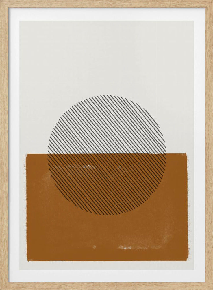 Gestreifter Horizont | Poster