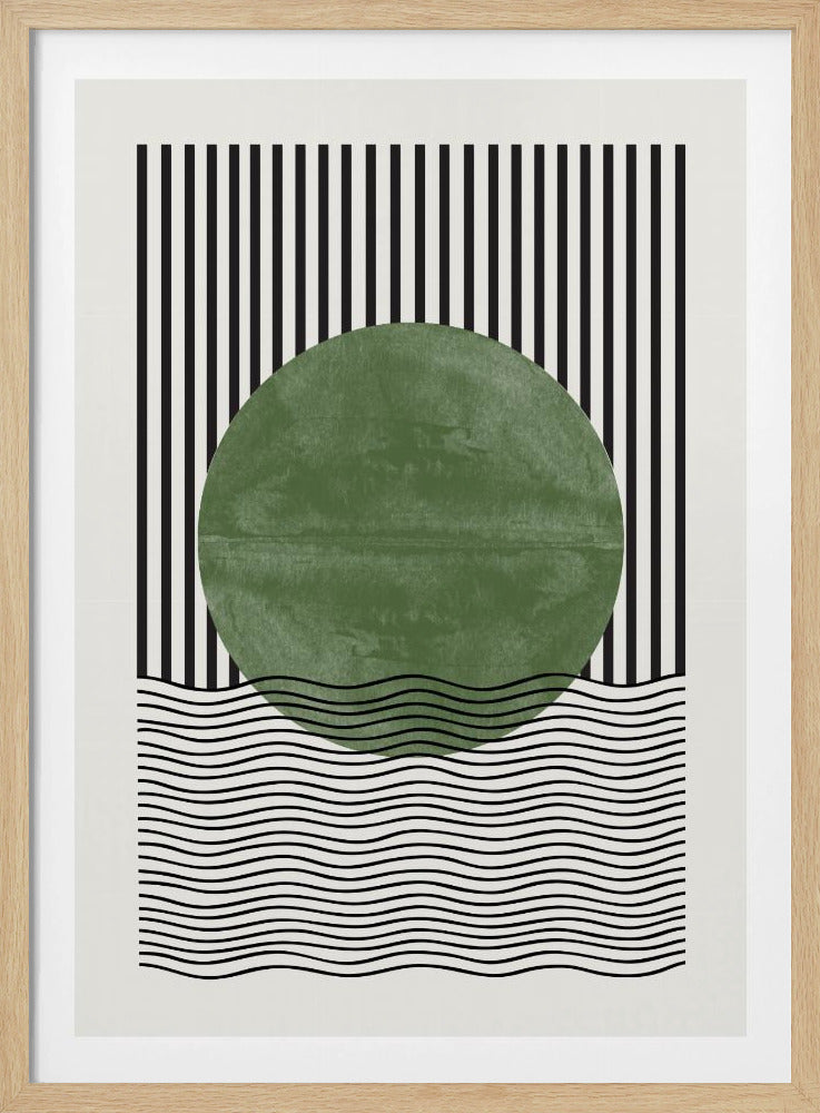 Streifen und Wellen | Poster