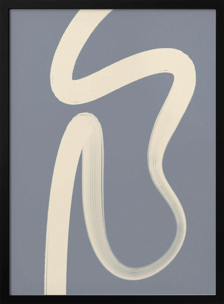 Geschwungene Linien tanzen | Poster