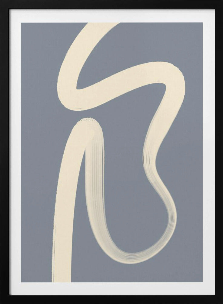 Geschwungene Linien tanzen | Poster