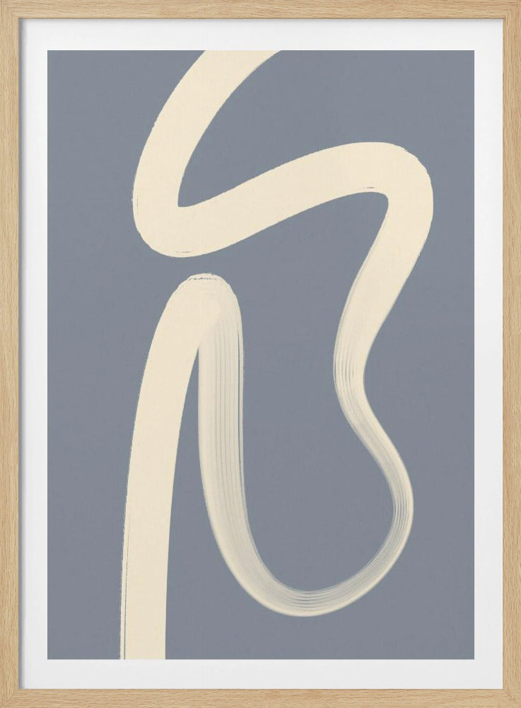 Geschwungene Linien tanzen | Poster