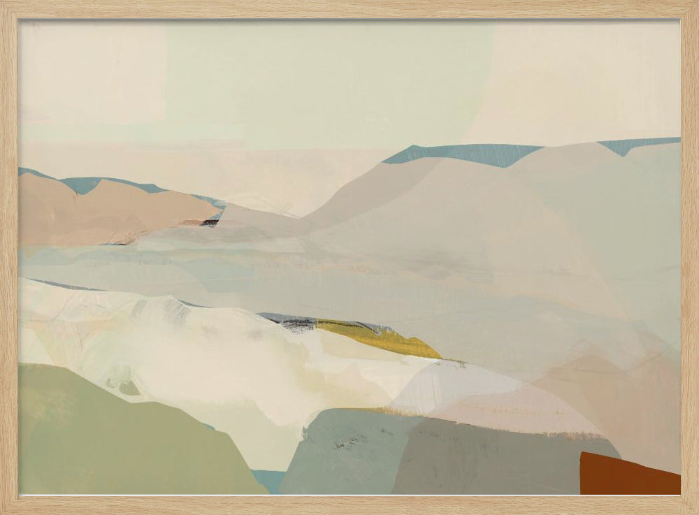 Farbblocklandschaft 2 | Poster