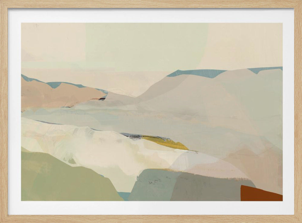 Farbblocklandschaft 2 | Poster
