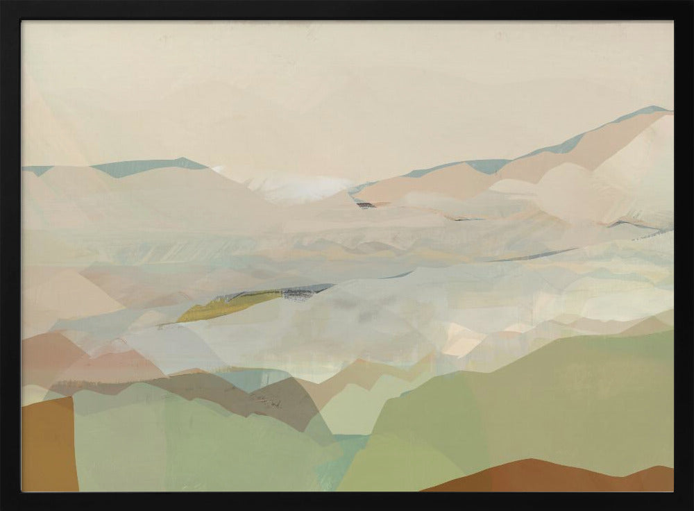 Farbblocklandschaft 1 | Poster