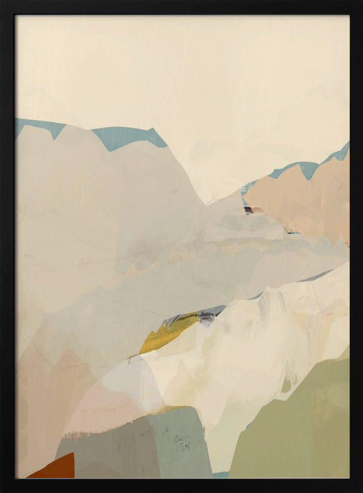 Pfirsichfarbene Bergkette 2 | Poster