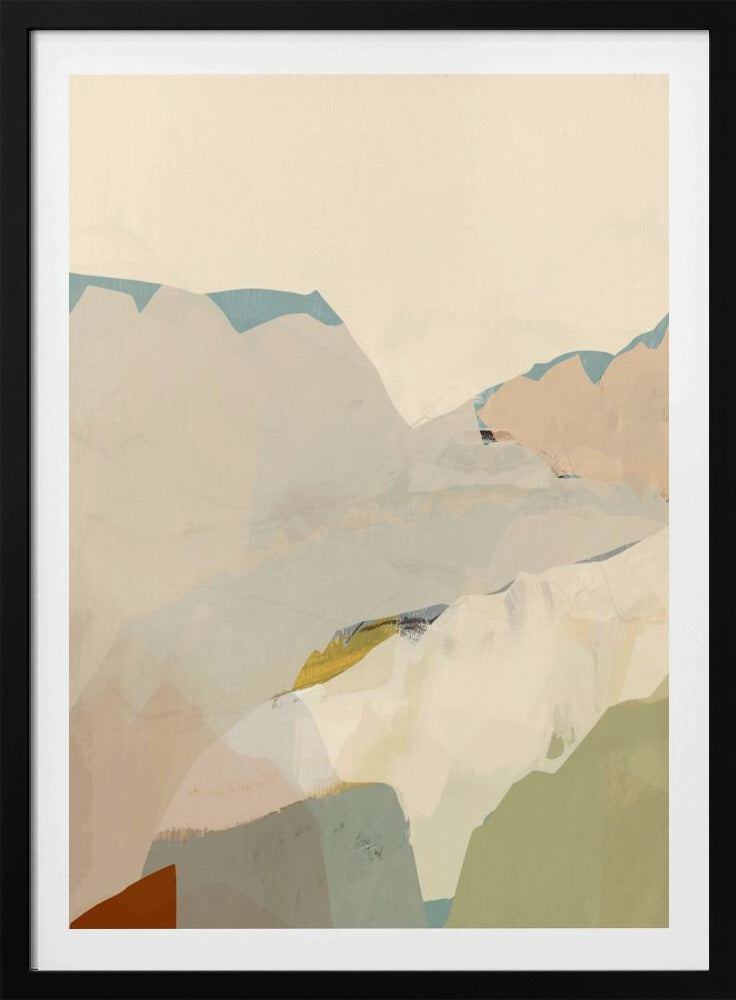 Pfirsichfarbene Bergkette 2 | Poster