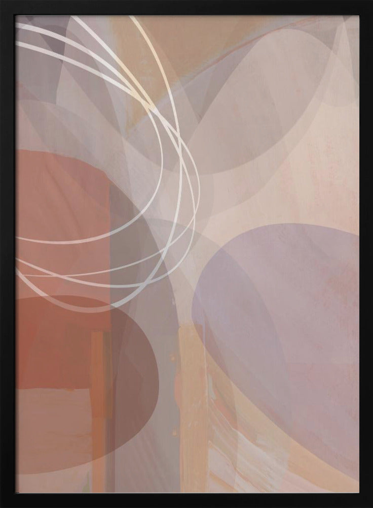 Plum Shapes 1 | Poster