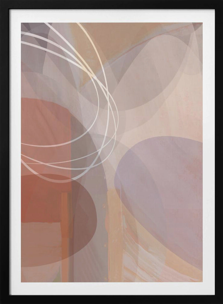 Plum Shapes 1 | Poster