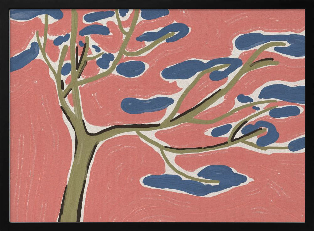 Bonsai-Baum-Kunstmalerei | Poster