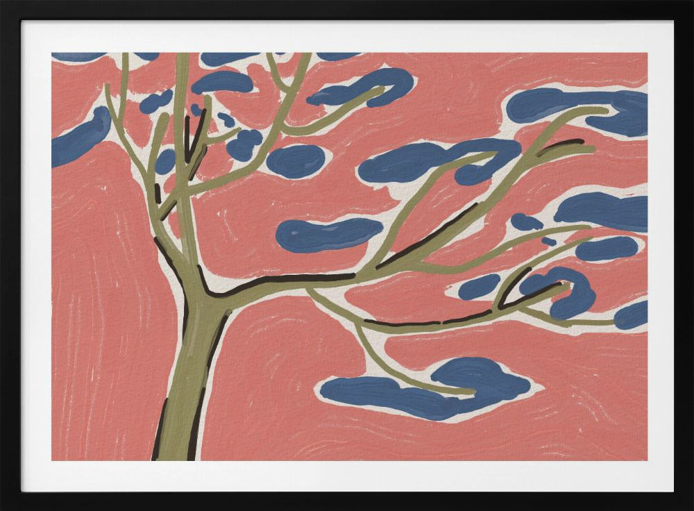 Bonsai-Baum-Kunstmalerei | Poster