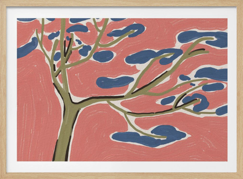 Bonsai-Baum-Kunstmalerei | Poster