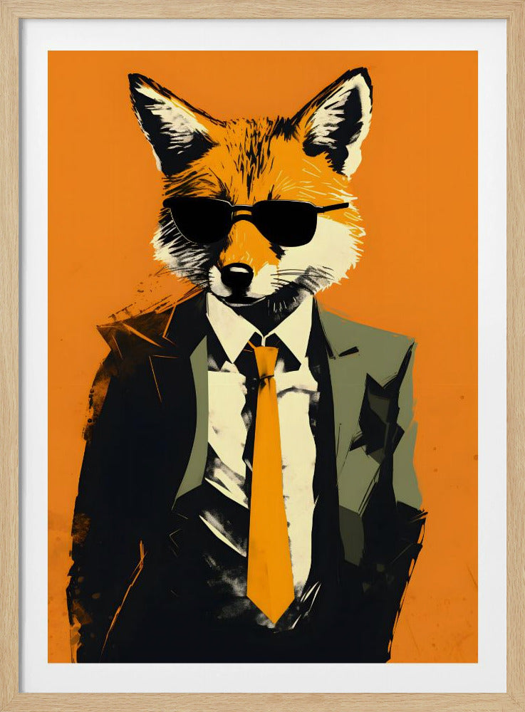 Fuchs im Anzug | Poster
