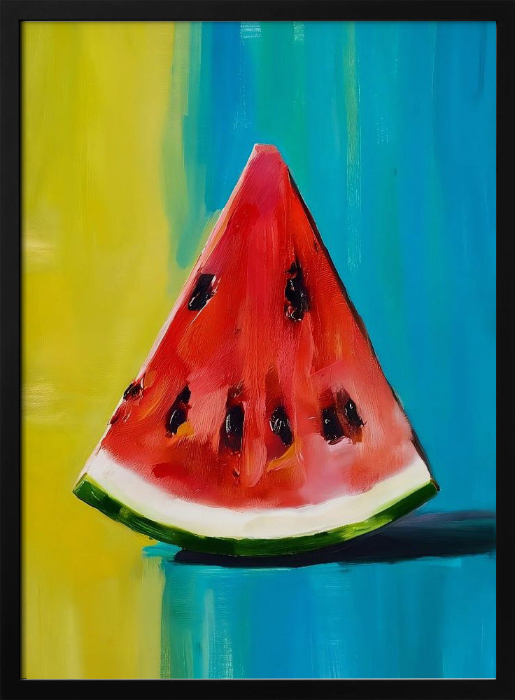 Wassermelonenscheibe | Poster
