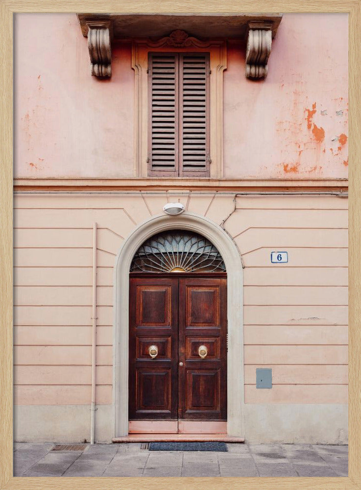 Bologna in Pink | Italien Reisefotografie | Poster