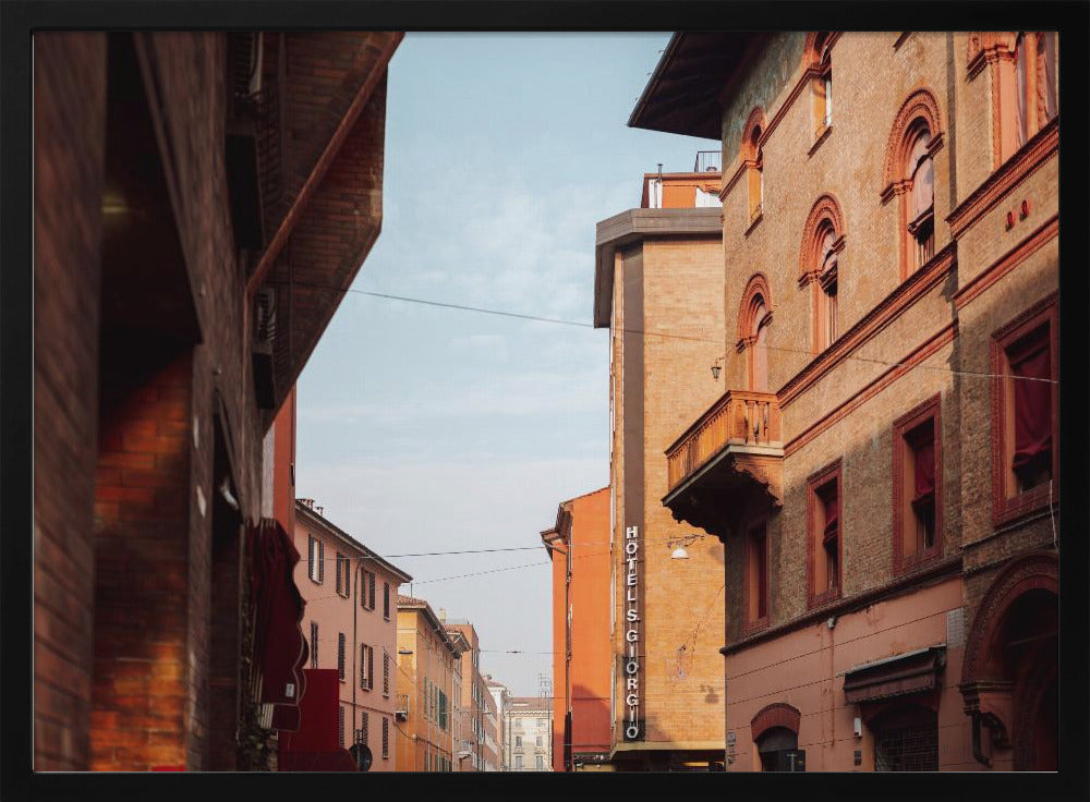 Sonnenuntergang in Bologna | Italien Reisefotografie | Poster
