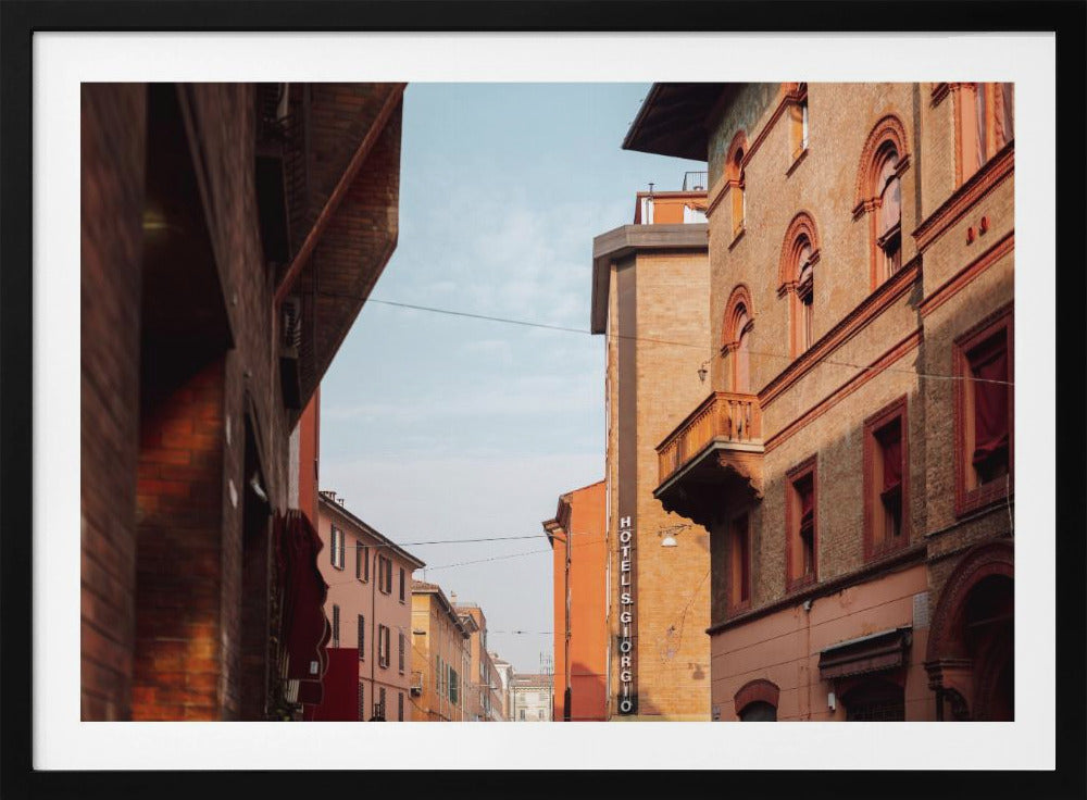 Sonnenuntergang in Bologna | Italien Reisefotografie | Poster